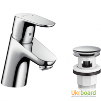 HANSGROHE 31604000 FOCUS E2 31604 Смеситель для Раковины с Push-Open