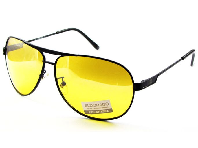 Фото 2. Очки-антифары Eldorado (очки для ночного вождения, очки для ночной езды, очки для водителей)