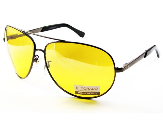 Фото 3. Очки-антифары Eldorado (очки для ночного вождения, очки для ночной езды, очки для водителей)