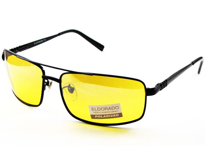 Фото 12. Очки-антифары Eldorado (очки для ночного вождения, очки для ночной езды, очки для водителей)