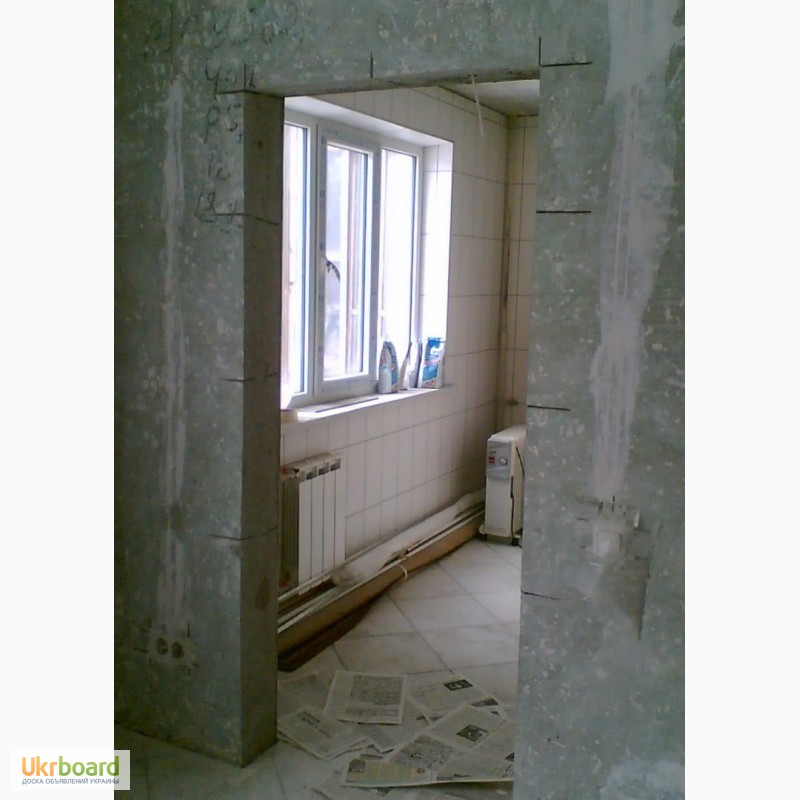 Фото 4. Демонтаж бетона, кирпича, стен, перегородок. Харьков и область