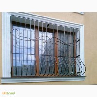 Решетки защитные на окна и двери, изготовление и монтаж