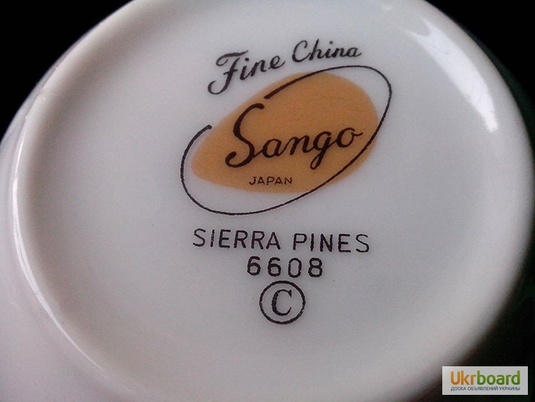Фото 13. Японский фарфор старой работы Sango (комплект посуды). Конец 70-х годов