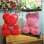 Медведи из фоамирановых 3D роз оптом