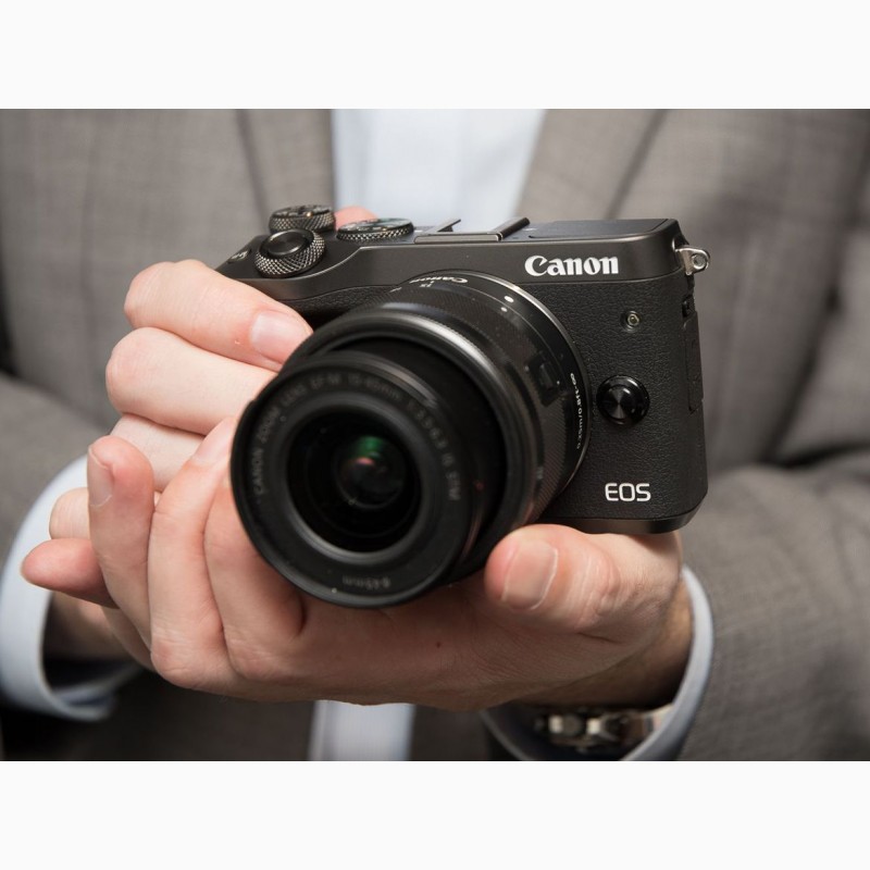 Фото 3. Canon EOS М6 цифровая фотокамера с объективом 15-45 мм (черный)