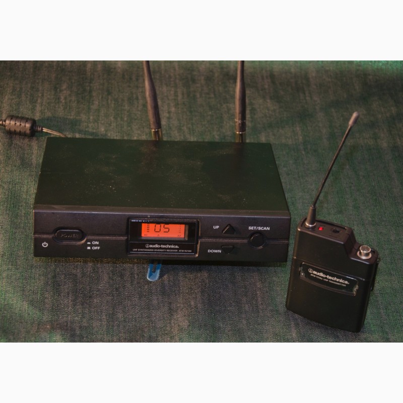 Радіосистема інструментальна, наголовна, петлична Audio-technica