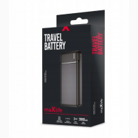 Повербанк MaXlife Travel Battery |2USB/Type-C/microUSB 2.4A