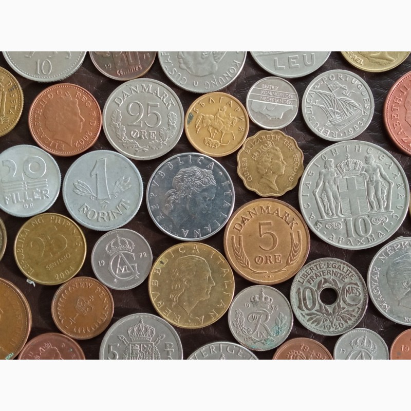 Фото 2. Монети країн світу 50 шт. 2
