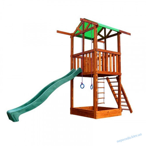 Фото 5. Игровая детская площадка для дачи (башня с горкой)