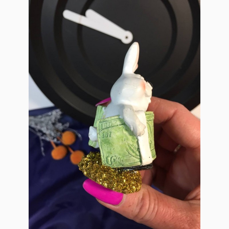 Фото 4. Статуэтка фигурка Белый денежны кролик керамика блеск Н2045