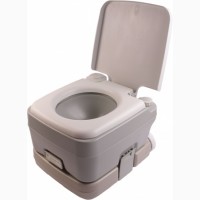 Біотуалет, туалет на кемпінг портативний 10 л з сильфонною помпою