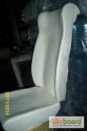Фото 3. Производим сидушки и спинки из эластичного ППУ для авто, поездов, электричек и др