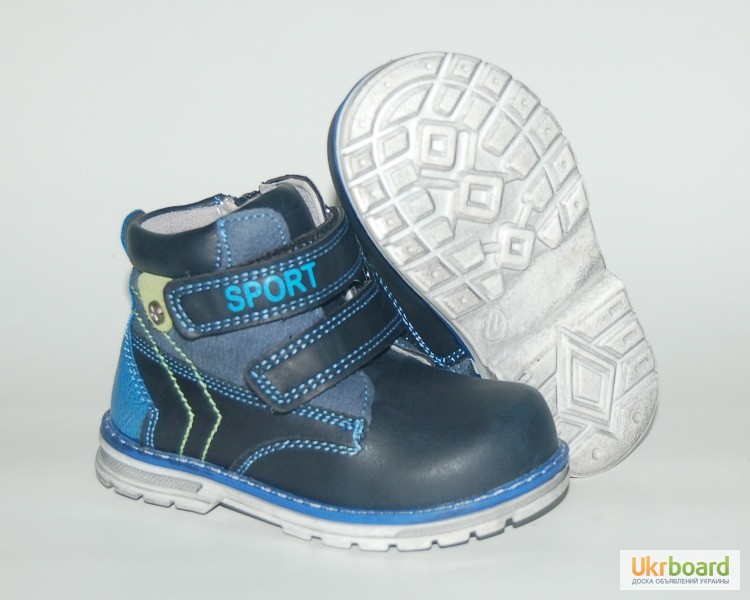 Фото 4. Демисезонные ботинки для мальчиков Солнце арт.PT6705-B синий