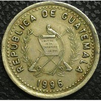 Гватемала 25 сентаво 1996 год