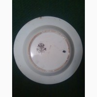 Расписная тарелка фирмы Кузнецова