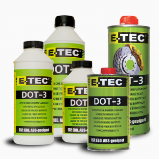 Тормозные жидкости E-TEC DOT3 DOT4