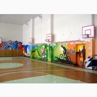 Роспись стен, Стрит-арт, Граффити, Интерьер и экстерьер помещения