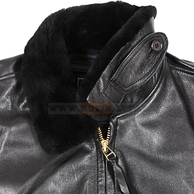 Фото 4. Шкіряна льотна куртка G-1 Leather Jacket (чорна)