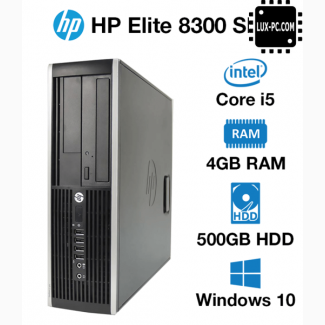 4-x ядерный системный блок HP ELITE Compaq 8300 SFF / i5-3470s / RAM 4 / HDD 500 ГБ