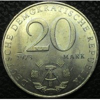 Германия 20 марок, 1973 год Отто Гротеволь
