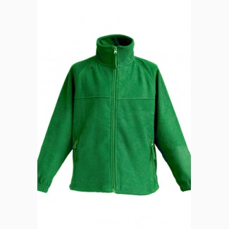 Детская флисовая куртка, зеленый цвет