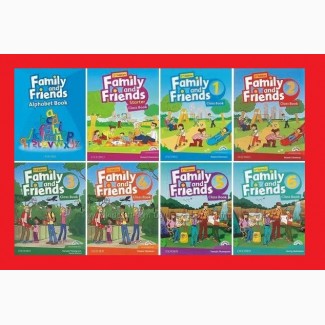 Продам комплект Family and Friends Starter 1, 2 3 4 5 6 учебник тетрадь
