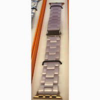 Мраморный янтарный женский стильный Ремешки для часов Apple Watch Resin band 38/40 42/44