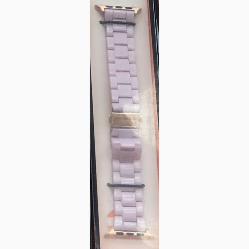 Фото 5. Мраморный янтарный женский стильный Ремешки для часов Apple Watch Resin band 38/40 42/44