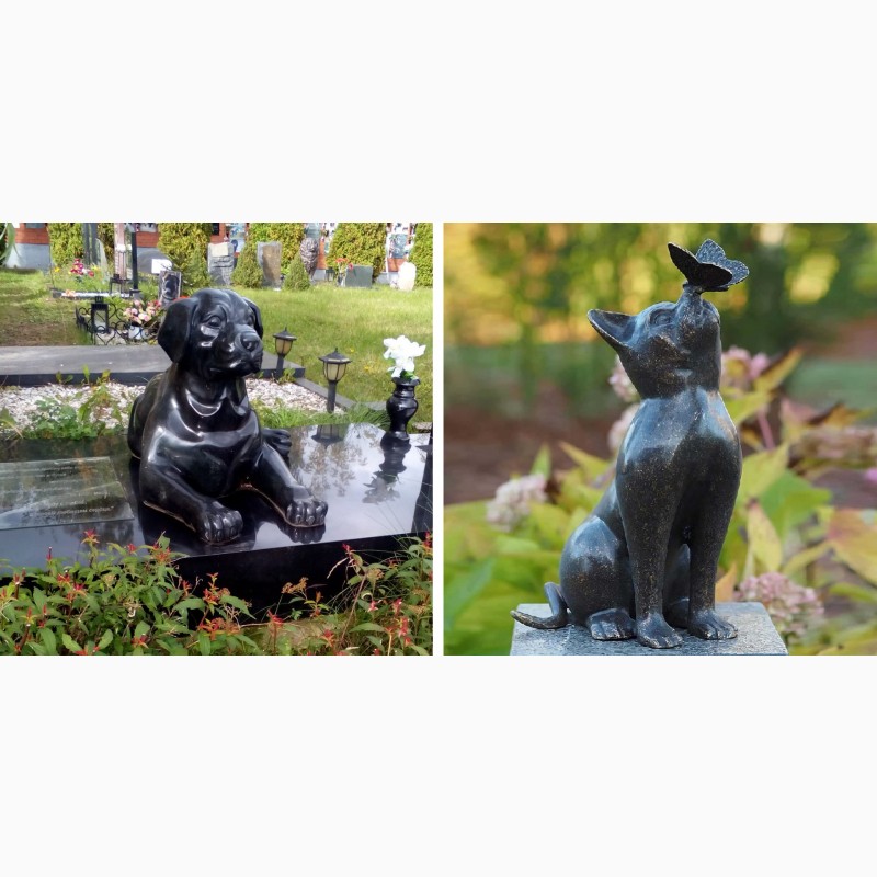 Фото 7. Скульптурное надгробие для домашнего животного под заказ