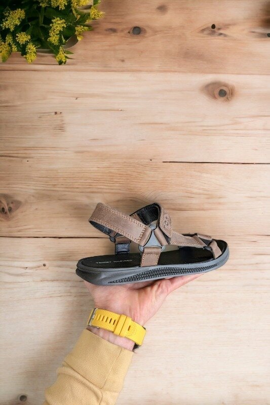 Фото 4. Чудові чоловічі сандалі натуральна шкіра коричневі чорні сині сандалии мужские