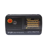 Портативный радиоприемник Kipo KB 409AC Черный сеть или батарейки