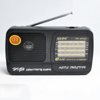 Портативный радиоприемник Kipo KB 409AC Черный сеть или батарейки