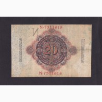 20 марок 1914г. N 7311618. Германия