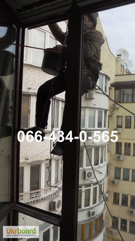 Фото 7. Герметизация козырьков на балконе. Ремонт, замена балконной кровли. Киев