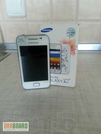 ПРОДАМ Samsung GT-S5830i Galaxy Ace Pure Whlte La Fleur