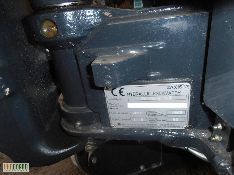 Фото 13. Продаем мини гусеничный экскаватор ZAXIS ZX17U-2 YLR, 2012 г.в