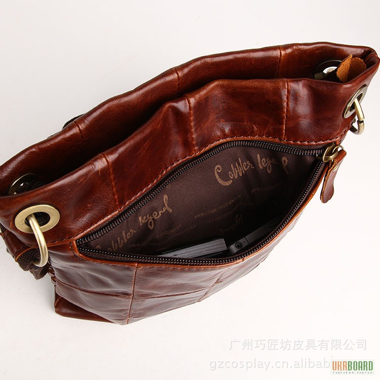 Фото 4. Продается оригинальная кожаная сумка на плечо в этническом стиле, унисекс