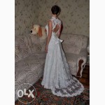 Продам оригинальное свадебное платье с небольшим шлейфом