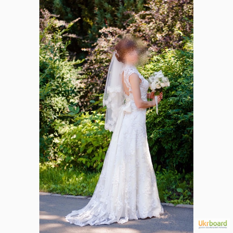 Фото 2. Продам оригинальное свадебное платье с небольшим шлейфом