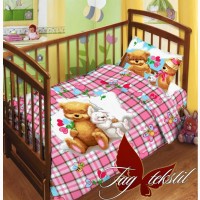 Комплект постельного белья детский в кроватку 100% хлопок