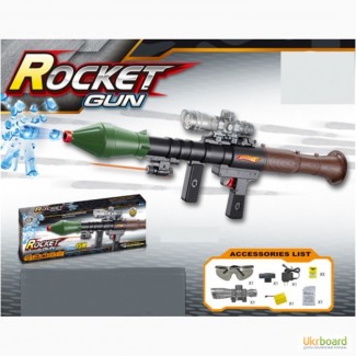 Ракетница Rocket Gun аккум., аксесс., гелев. пулямив кор. 80 2 F15A