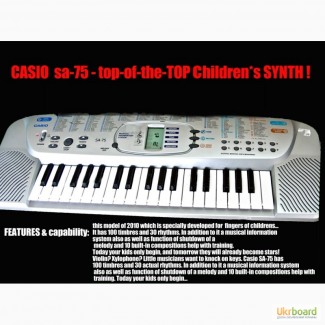 Casio SA-75. Продам прекрасный детский синтезатор