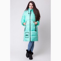 Зимняя куртка для девочки ZKD-3 мята разные цвета