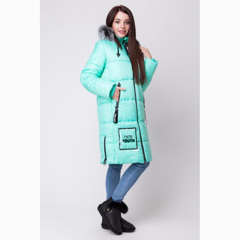 Фото 2. Зимняя куртка для девочки ZKD-3 мята разные цвета