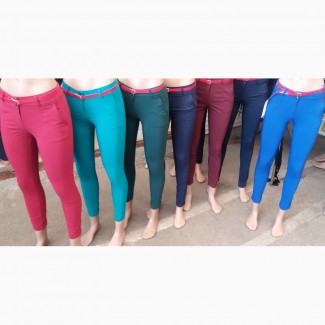 Женские модные летние брюки с ремнем, размеры 42-58 S743