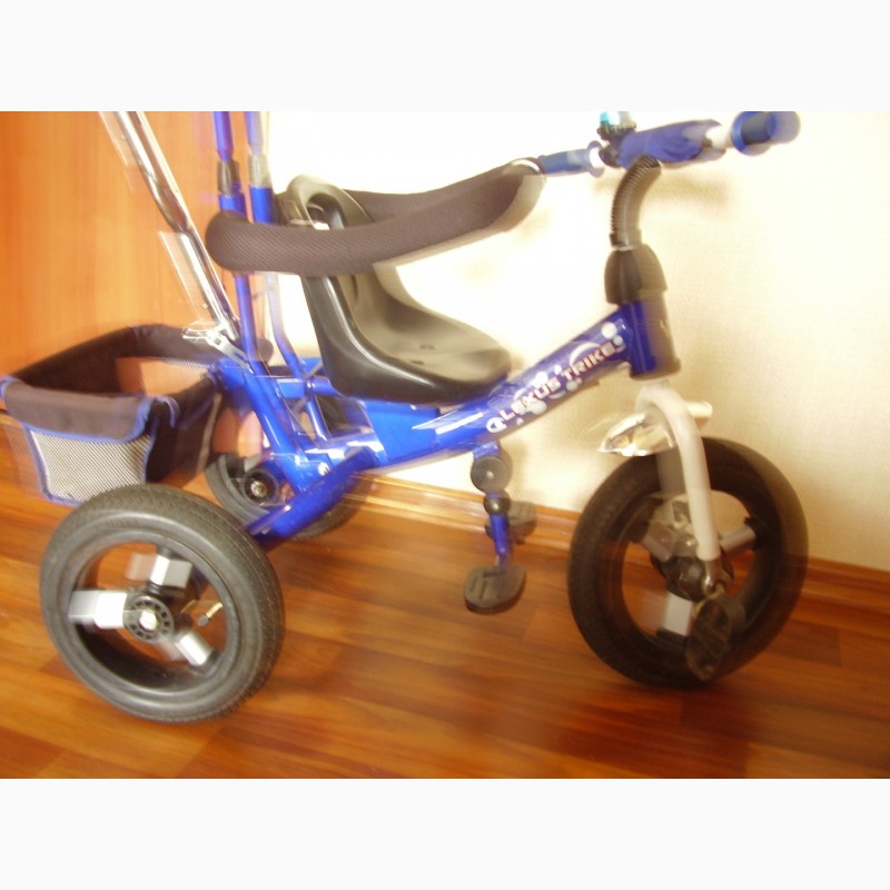 Фото 2. Детский трехколесный велосипед lexus Trike с родительской ручкой