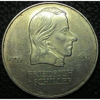 Германия 20 марок 1972 год Фридрих Шиллер