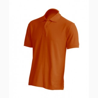 Мужская футболка поло, оранжевый цвет