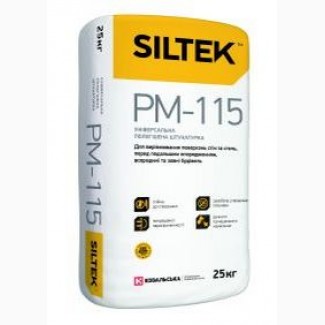 Универсальная облегченная штукатурка SILTEK PM-115 (25кг)