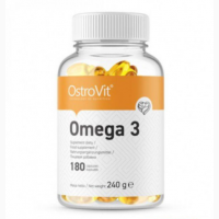Витамины Жирные кислоты Omega 3 OstroVit 180 капс Рыбий жир Omega 3 OstroVit Полиненасыщен